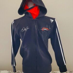Dale Earnhardt Jr. Adidas Hoodie Sweatshirt Size Small 9-10 years